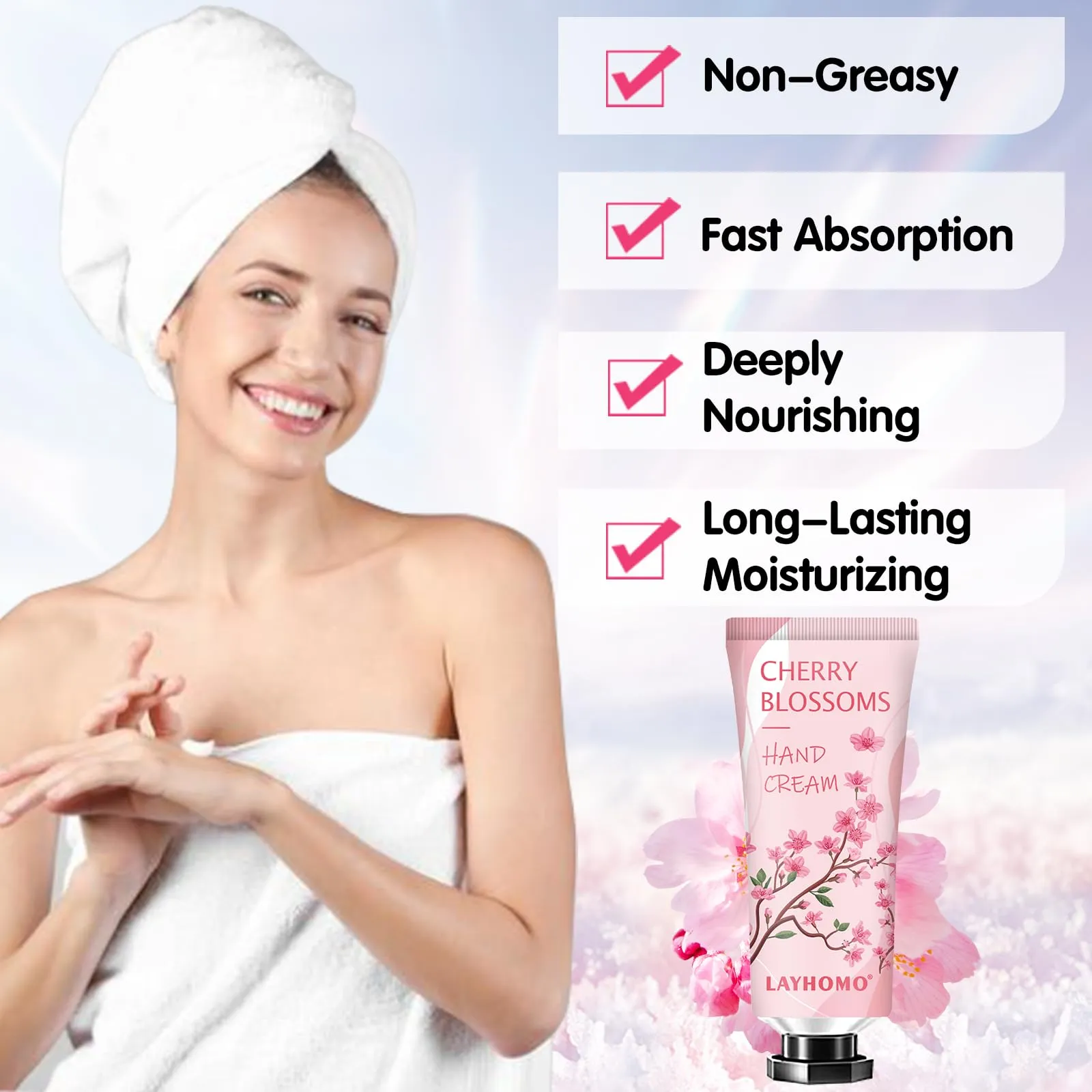10 Pack Hand Cream Skincare Gift Set, Womens Gifts for Christmas, Teen Stocking Stuffers Girls,Christmas Gifts,Natural Plant Fragrance Hand Lotion for Dry Cracked Hands With Vitamin E,Mini Lotion Bulk