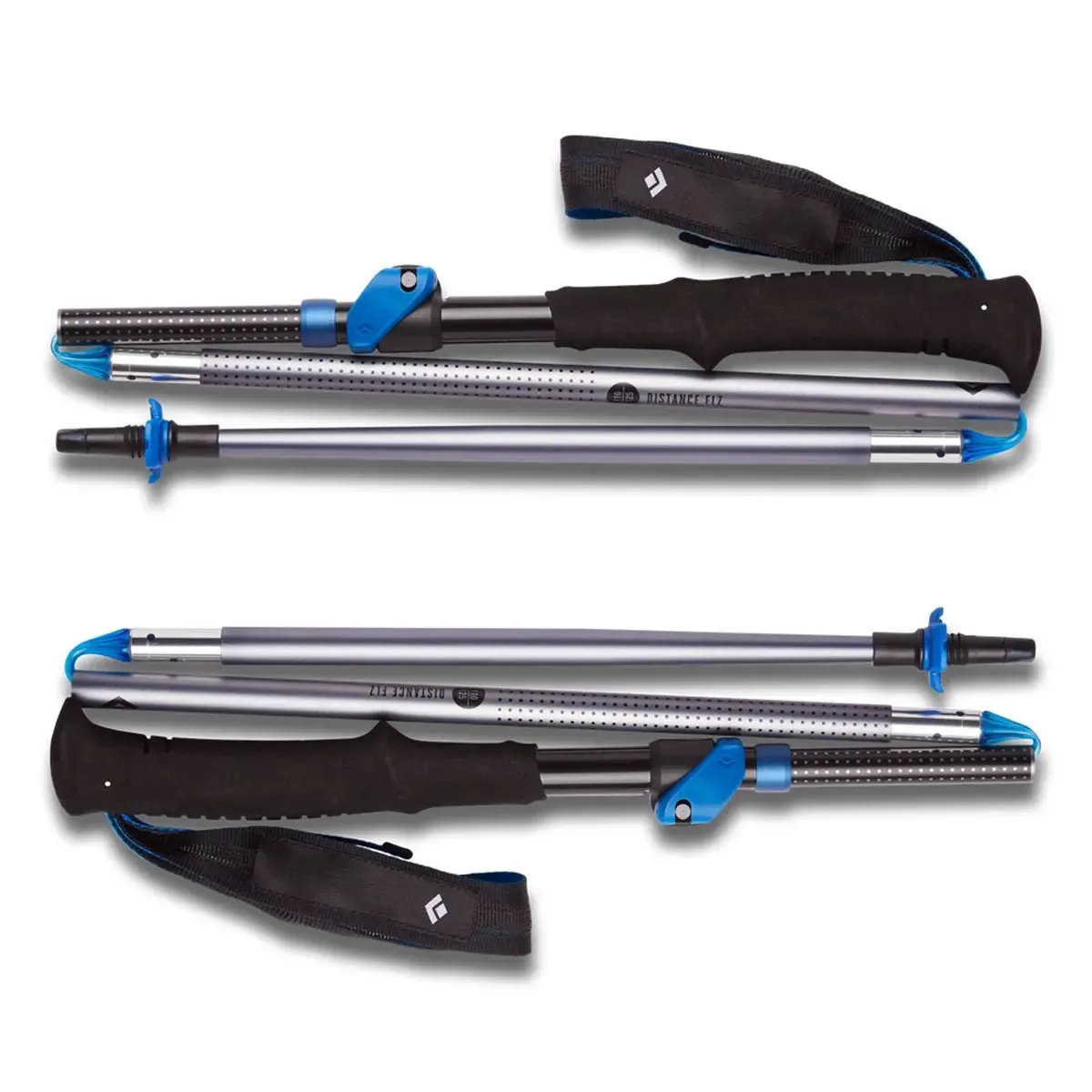 110cm Distance FLZ Trekking/Running Poles - Pewter