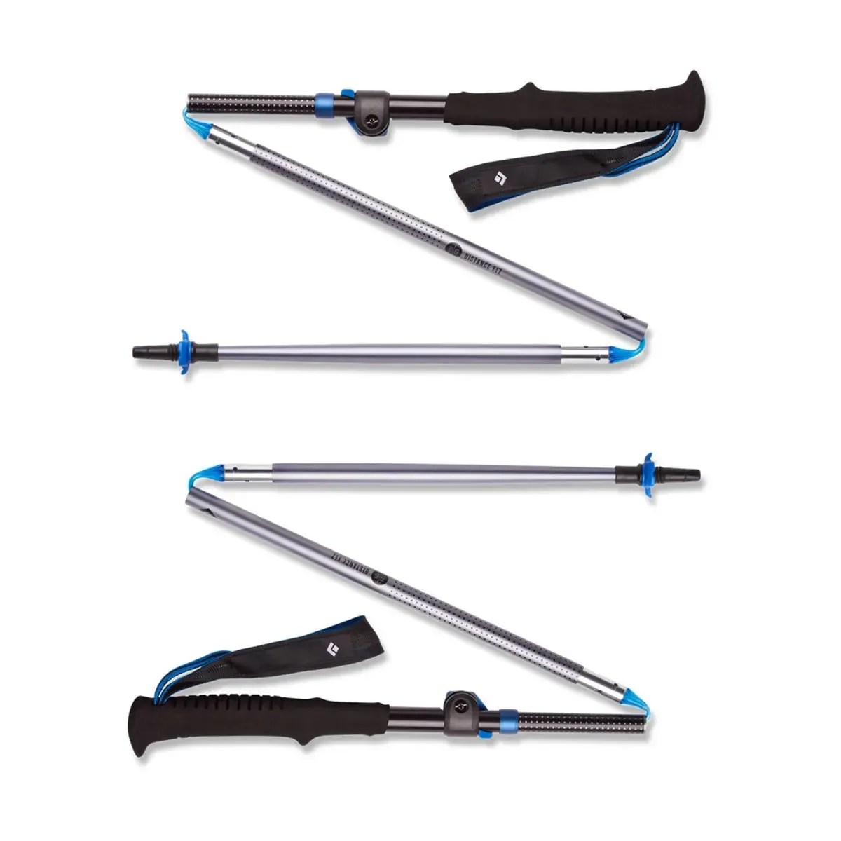 110cm Distance FLZ Trekking/Running Poles - Pewter