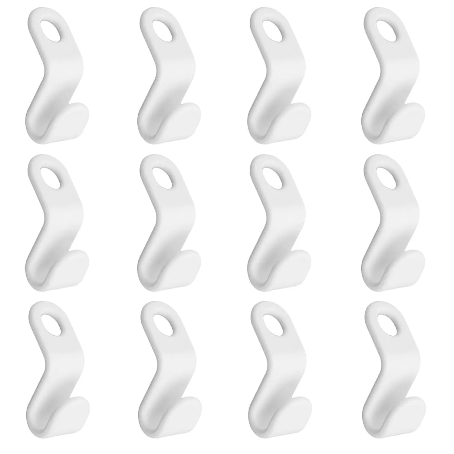 12 Pieces Clothes Hanger Hooks Cascading Clothes Hanger Hooks Multi-Function Cas