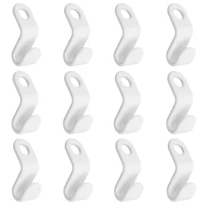 12 Pieces Clothes Hanger Hooks Cascading Clothes Hanger Hooks Multi-Function Cas