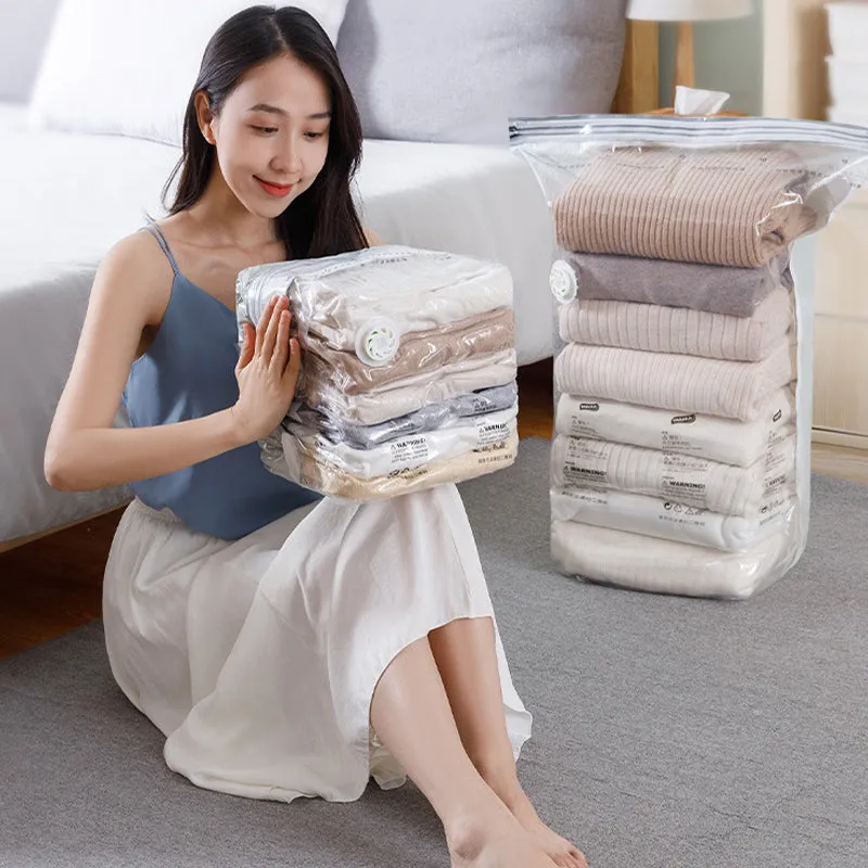 2025 Household Essentials5-piece reusable non-vacuum compression storage bags.