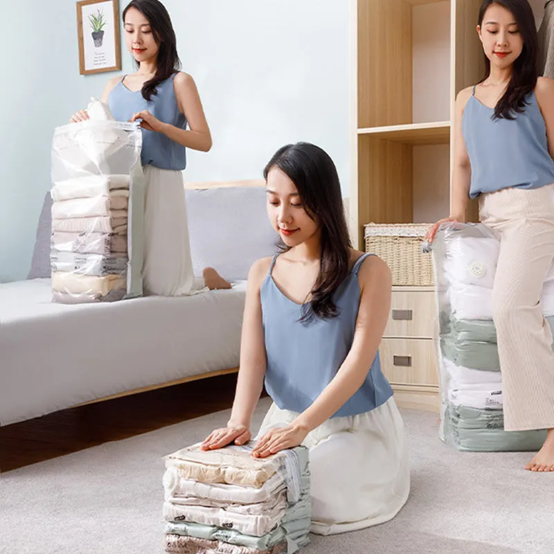 2025 Household Essentials5-piece reusable non-vacuum compression storage bags.