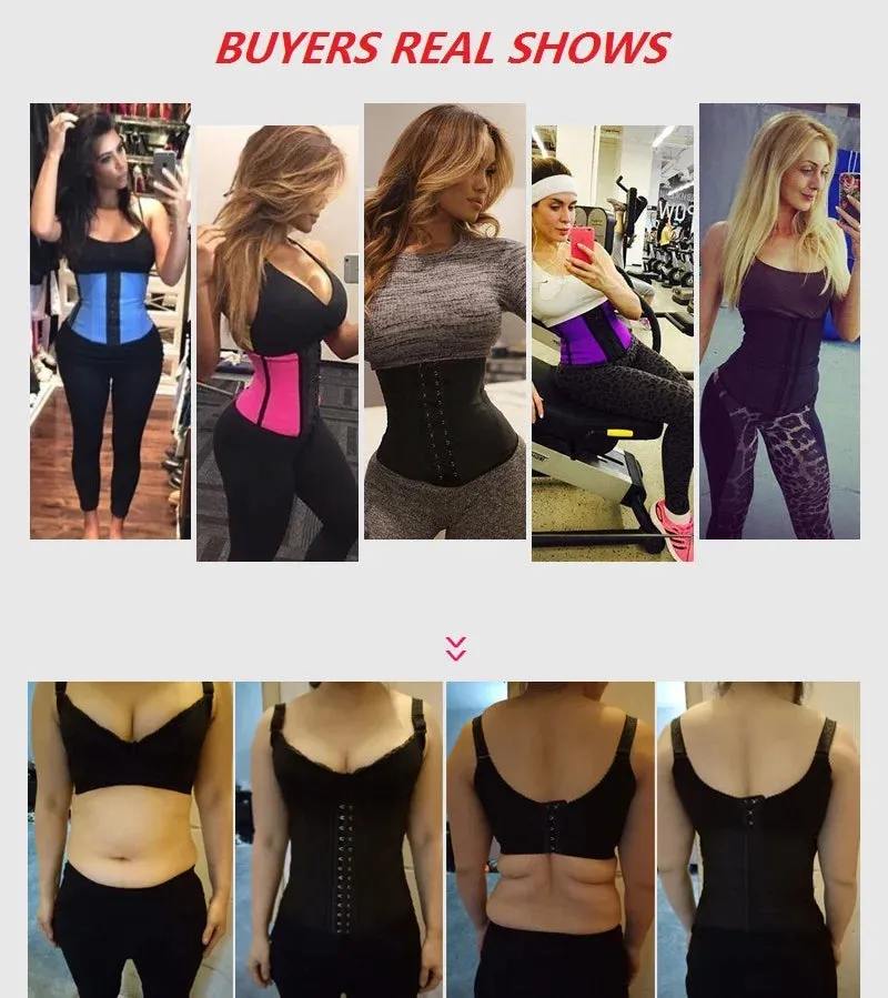 AfruliA Fajas Colombian Girdle Waist Trainer  Double Compression Body Shaper