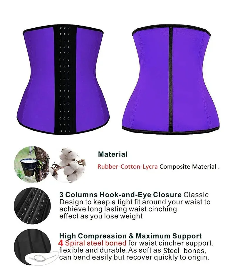 AfruliA Fajas Colombian Girdle Waist Trainer  Double Compression Body Shaper