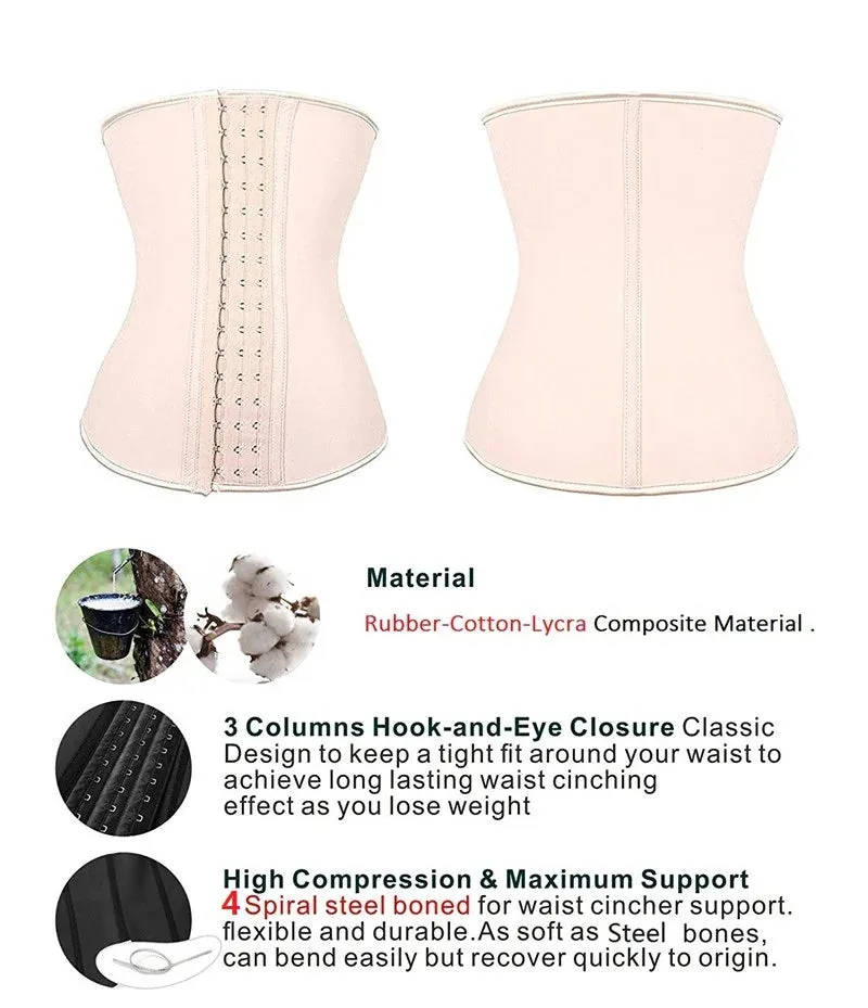 AfruliA Fajas Colombian Girdle Waist Trainer  Double Compression Body Shaper