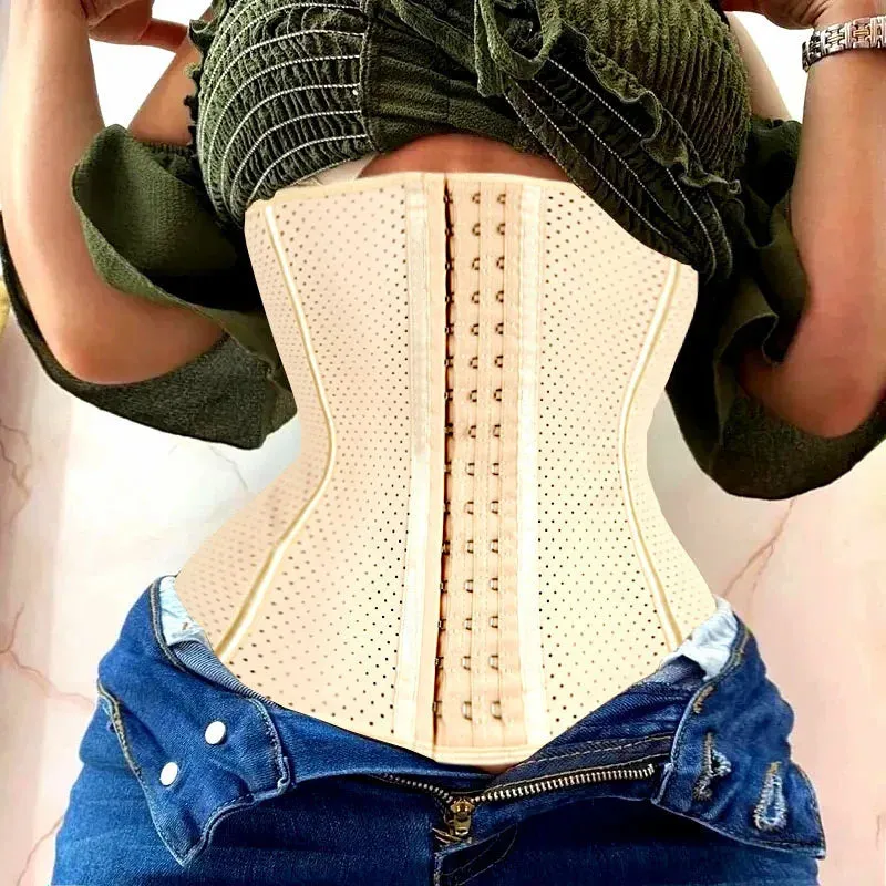 AfruliA Fajas Colombian Girdle Waist Trainer  Double Compression Body Shaper
