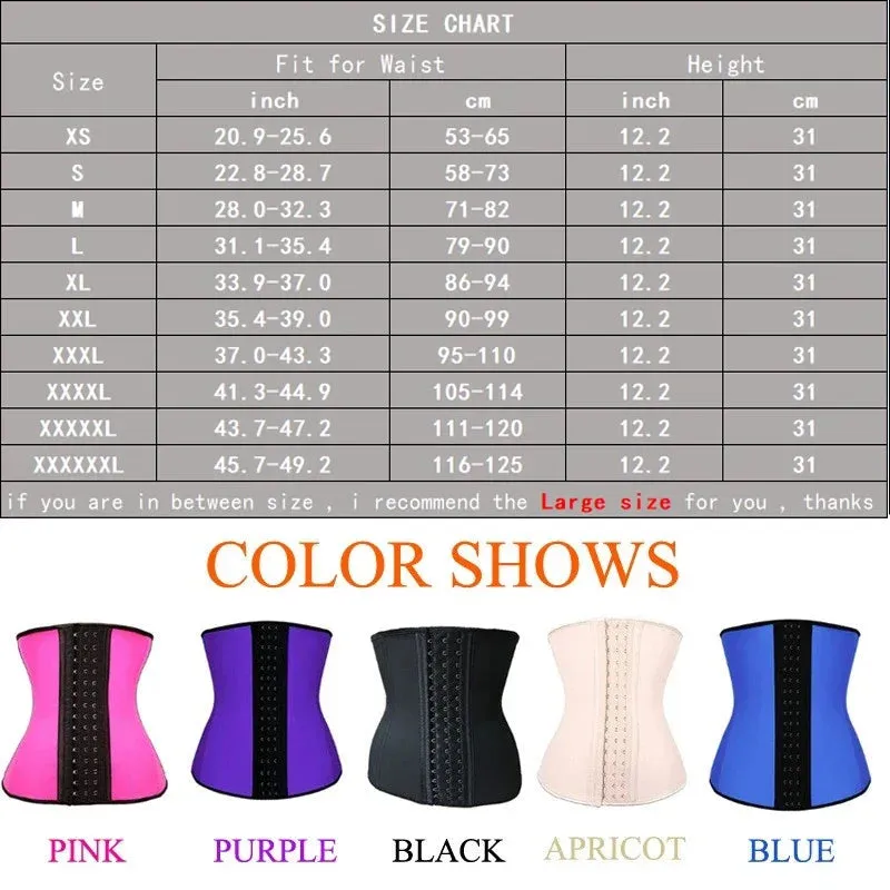 AfruliA Fajas Colombian Girdle Waist Trainer  Double Compression Body Shaper