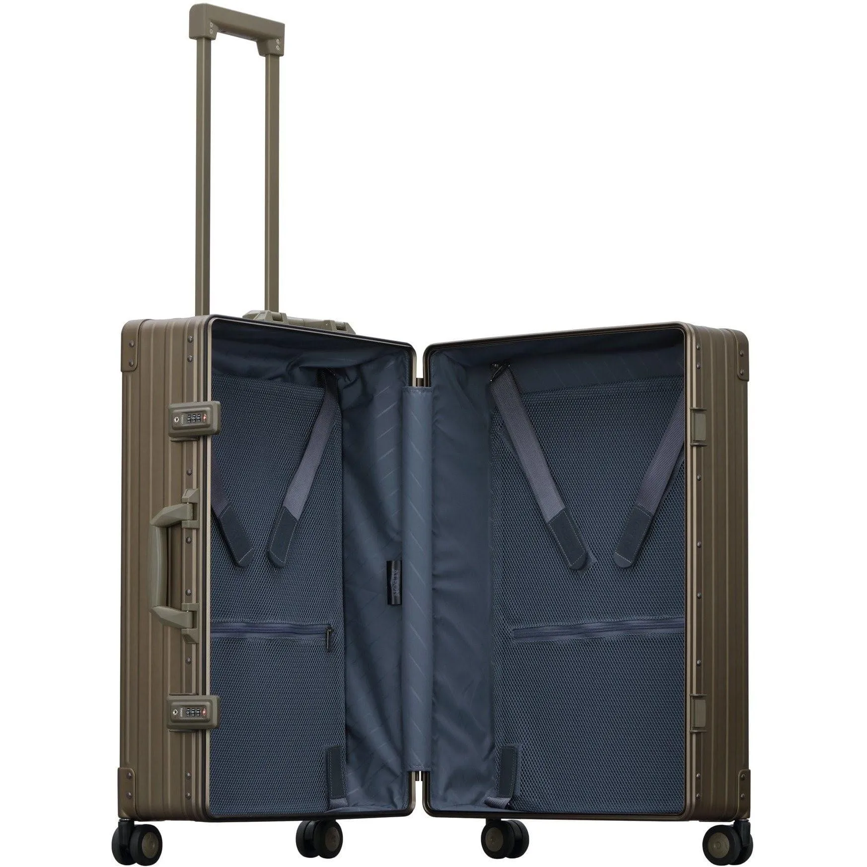 Aleon 26" Traveler Medium Size All-Purpose Aluminum Hardside Checked Luggage