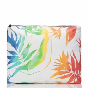 Aloha Collection Max Pouch Rainbow Painted Birds