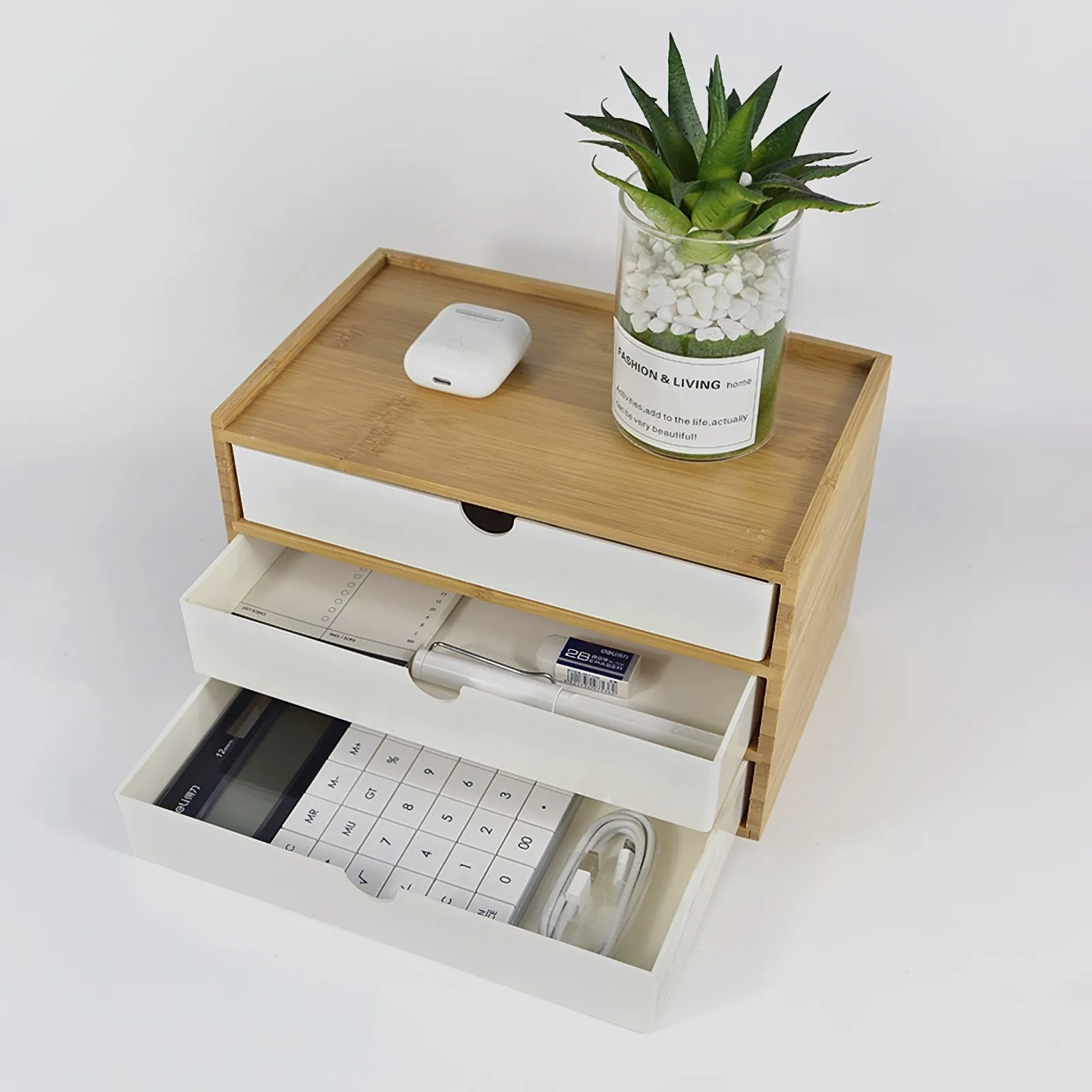 Bamboo Desktop Organizers