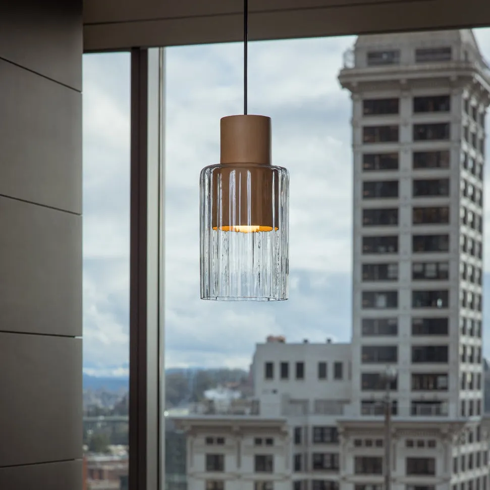 Barro Glass and Ceramic Pendant Light Natural By Graypants