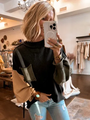Bella Sweater (Color Block)