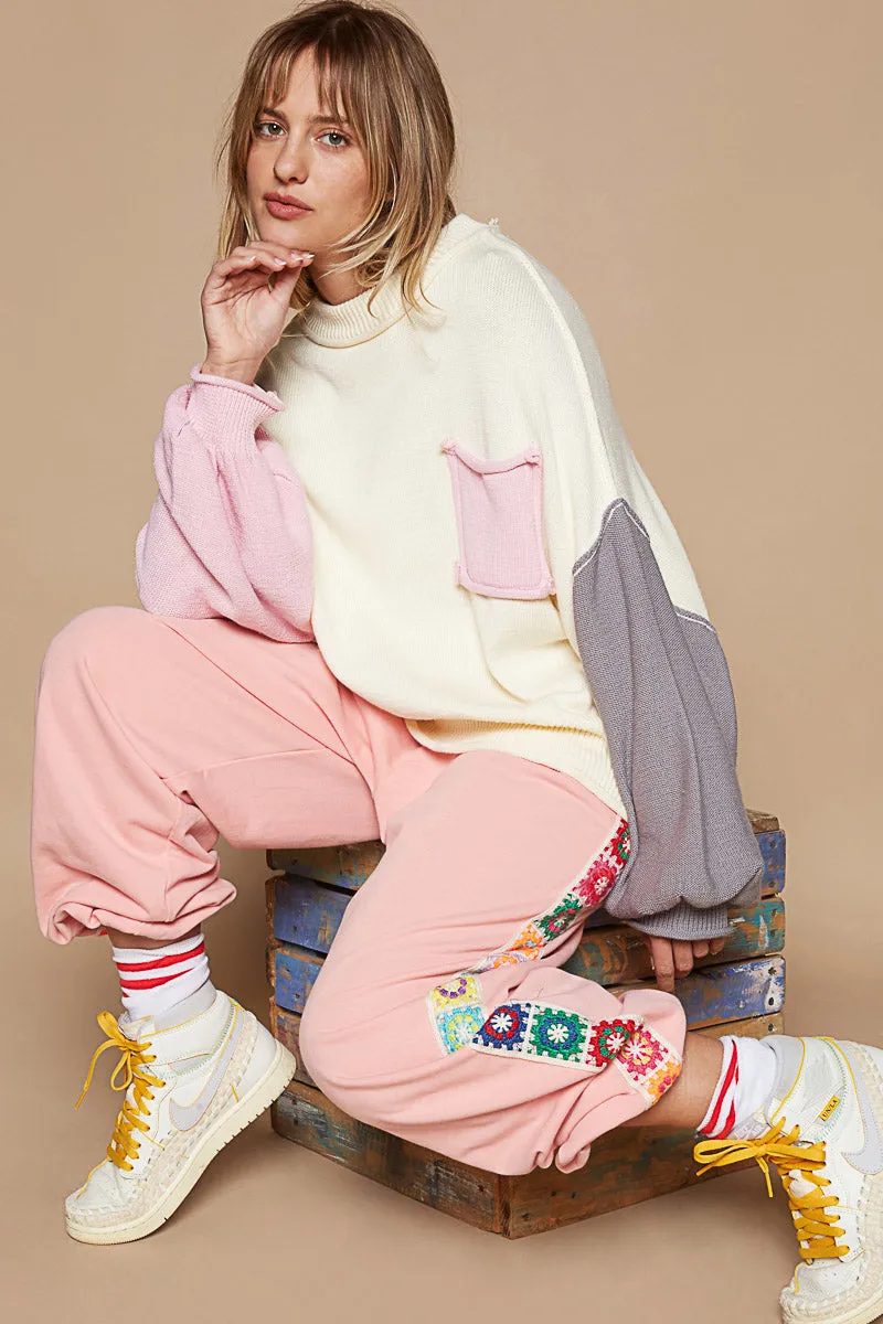 Bella Sweater (Color Block)