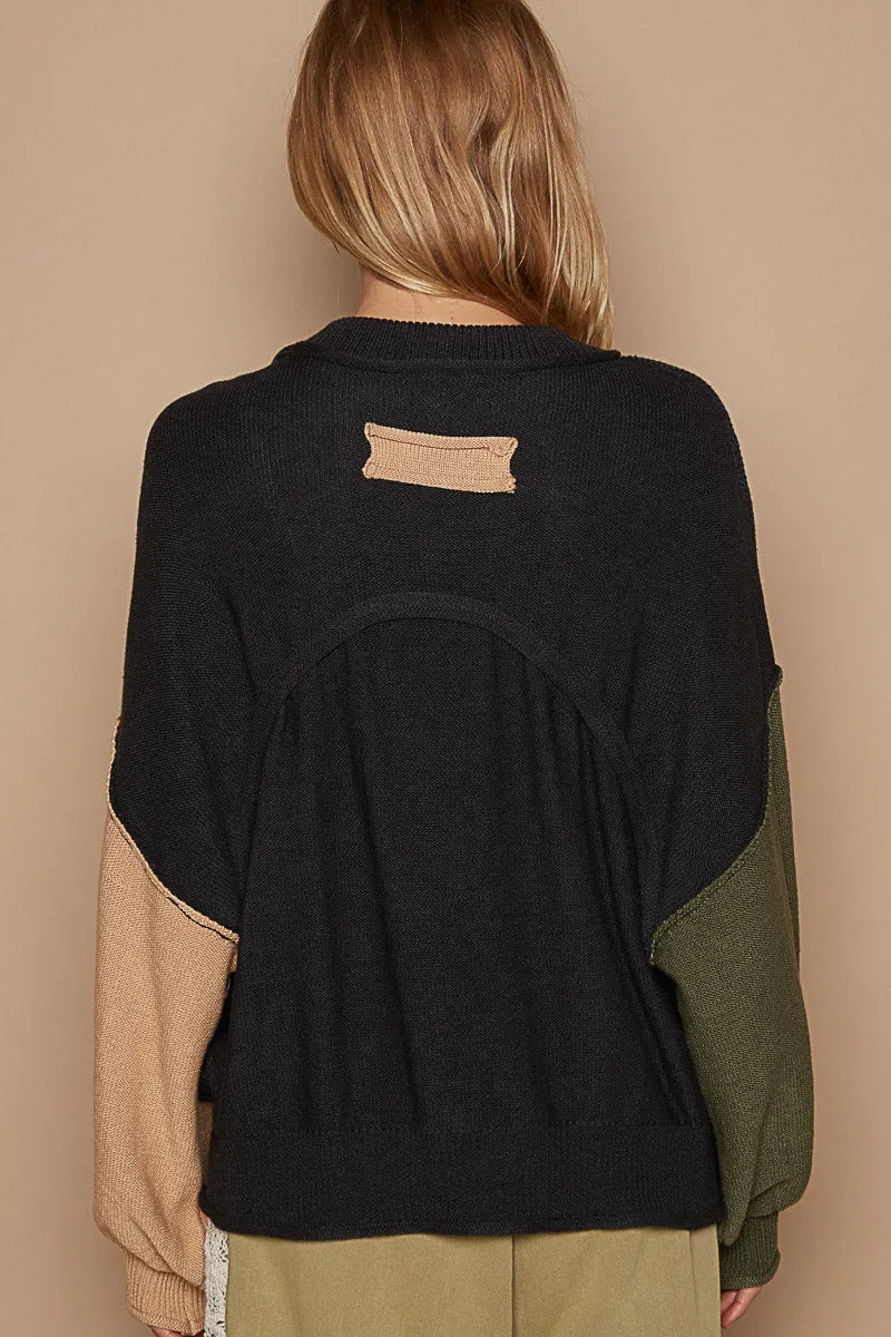 Bella Sweater (Color Block)
