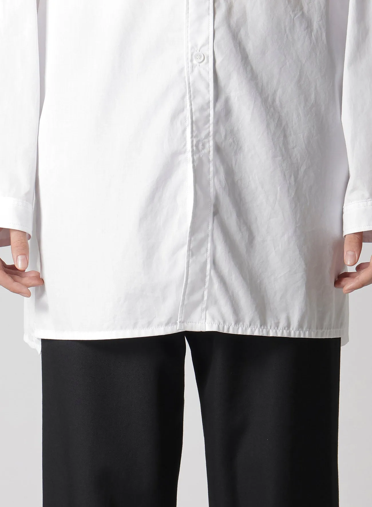 CHAIN STITCH BROAD SPARE TRIPLE COLLAR BLOUSE