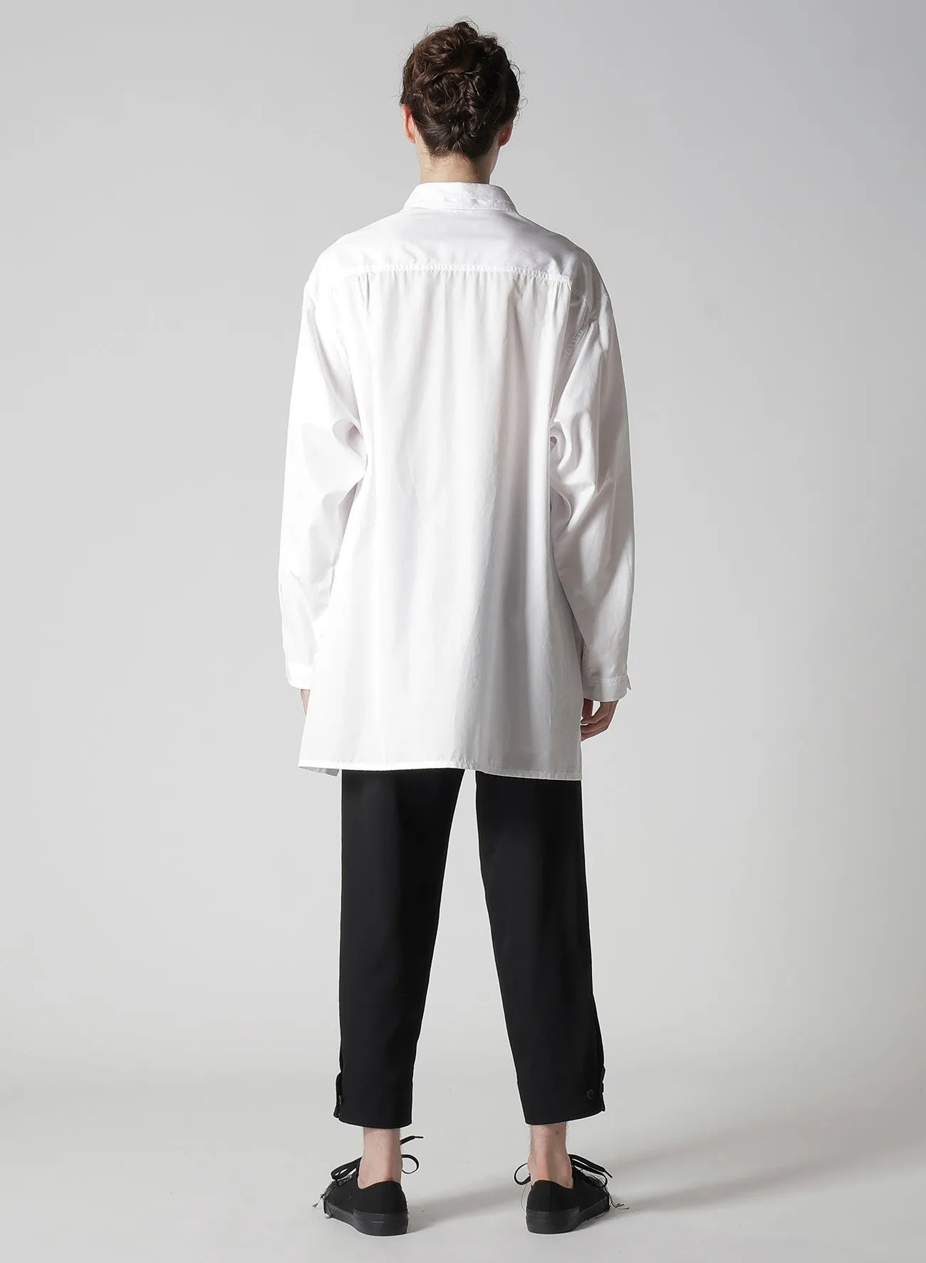 CHAIN STITCH BROAD SPARE TRIPLE COLLAR BLOUSE