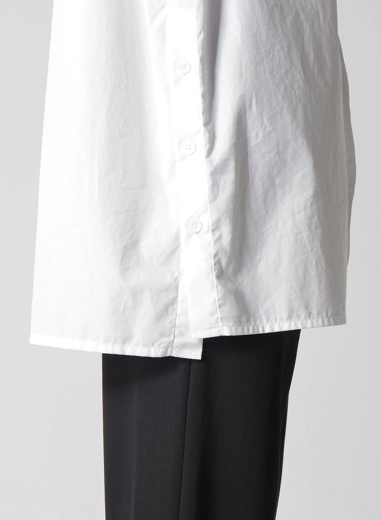 CHAIN STITCH BROAD SPARE TRIPLE COLLAR BLOUSE