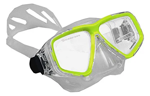 Deep See by Aqua Lung Clarity Scuba Diving Snorkeling Mask Lightweight Frame