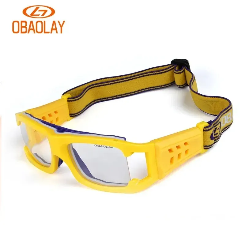 Durable Sports Prescription Football Goggle Full Frame Play Volley Basketball Glasses Professional Soccer Eyewear Eye Protection