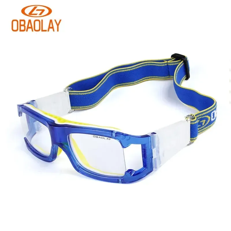 Durable Sports Prescription Football Goggle Full Frame Play Volley Basketball Glasses Professional Soccer Eyewear Eye Protection