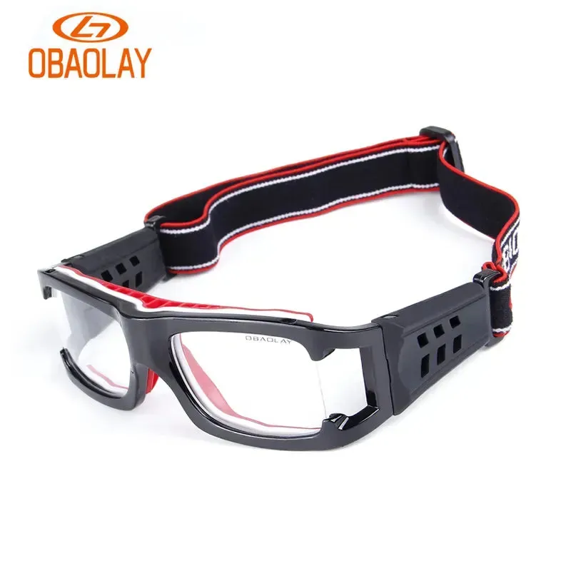 Durable Sports Prescription Football Goggle Full Frame Play Volley Basketball Glasses Professional Soccer Eyewear Eye Protection