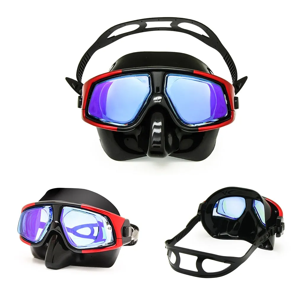 Enzodate Unisex Full Rim Snorkel Mask Hyperopia Myopia MK005