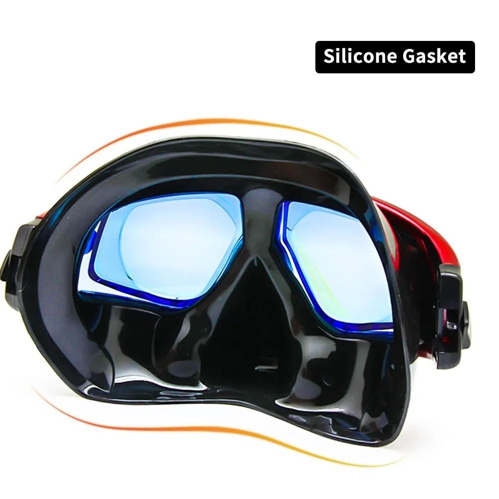 Enzodate Unisex Full Rim Snorkel Mask Hyperopia Myopia MK005