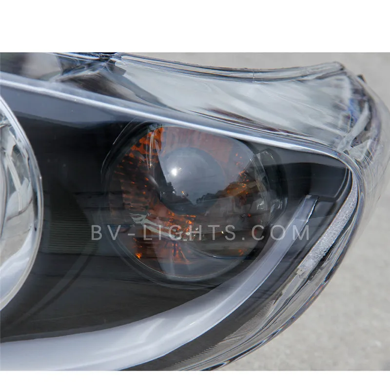 For Toyota Highlander 2012-2014 Modified headlight assembly Upgrade with DRL light