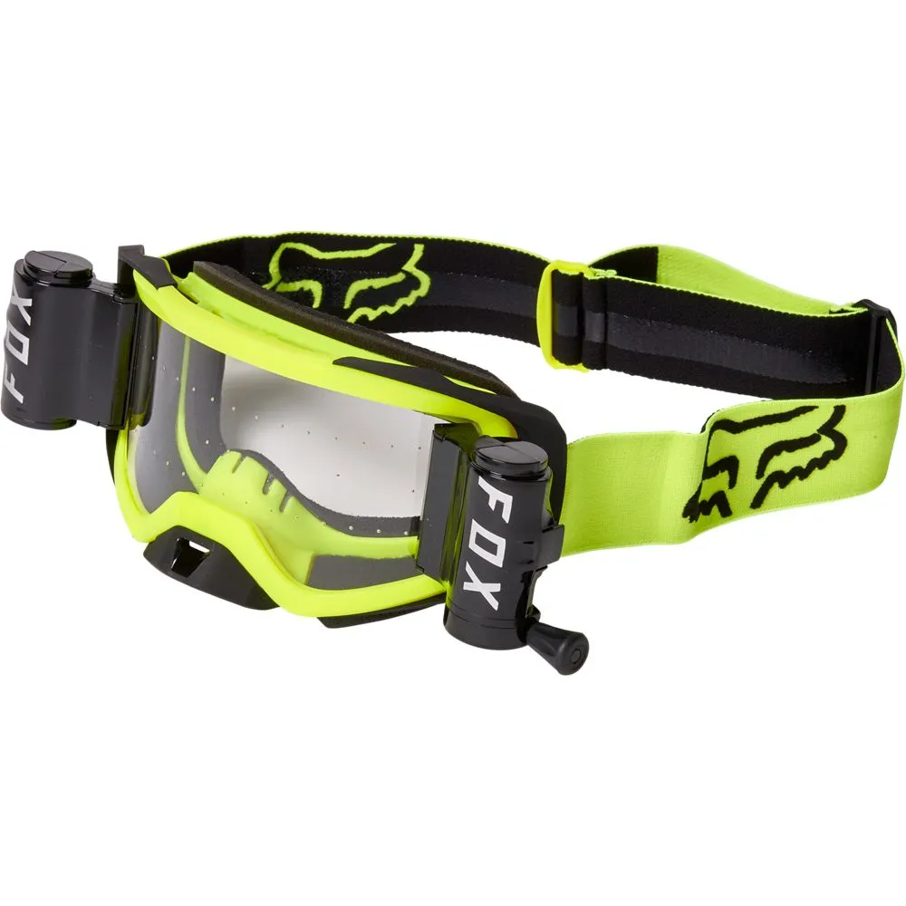 Fox Racing 28054-130-OS Airspace Stray Roll Off Goggles Non-Slip Strap VLS Lexan Lens