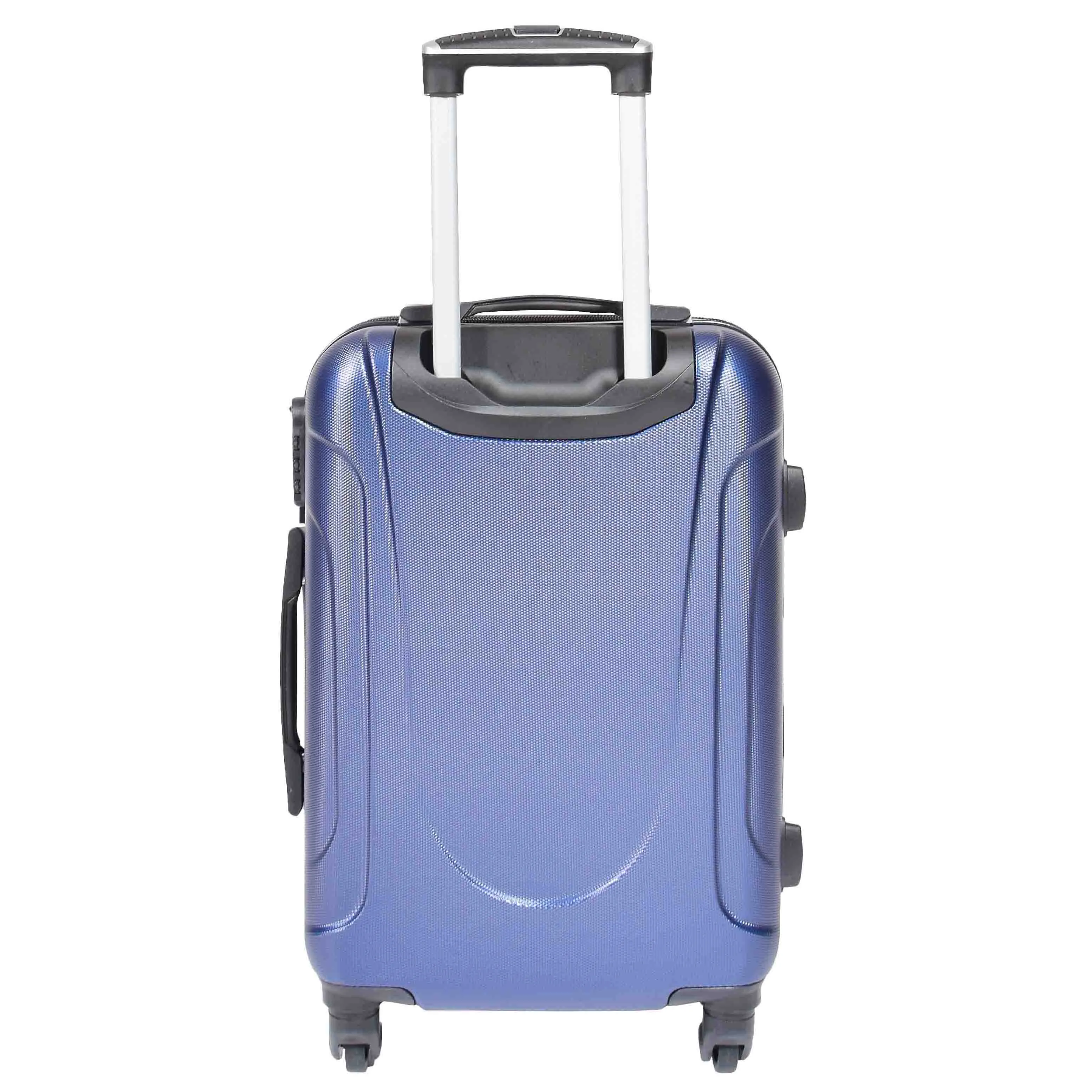 Hard Shell Four Wheel Luggage Digit Lock Sega Navy