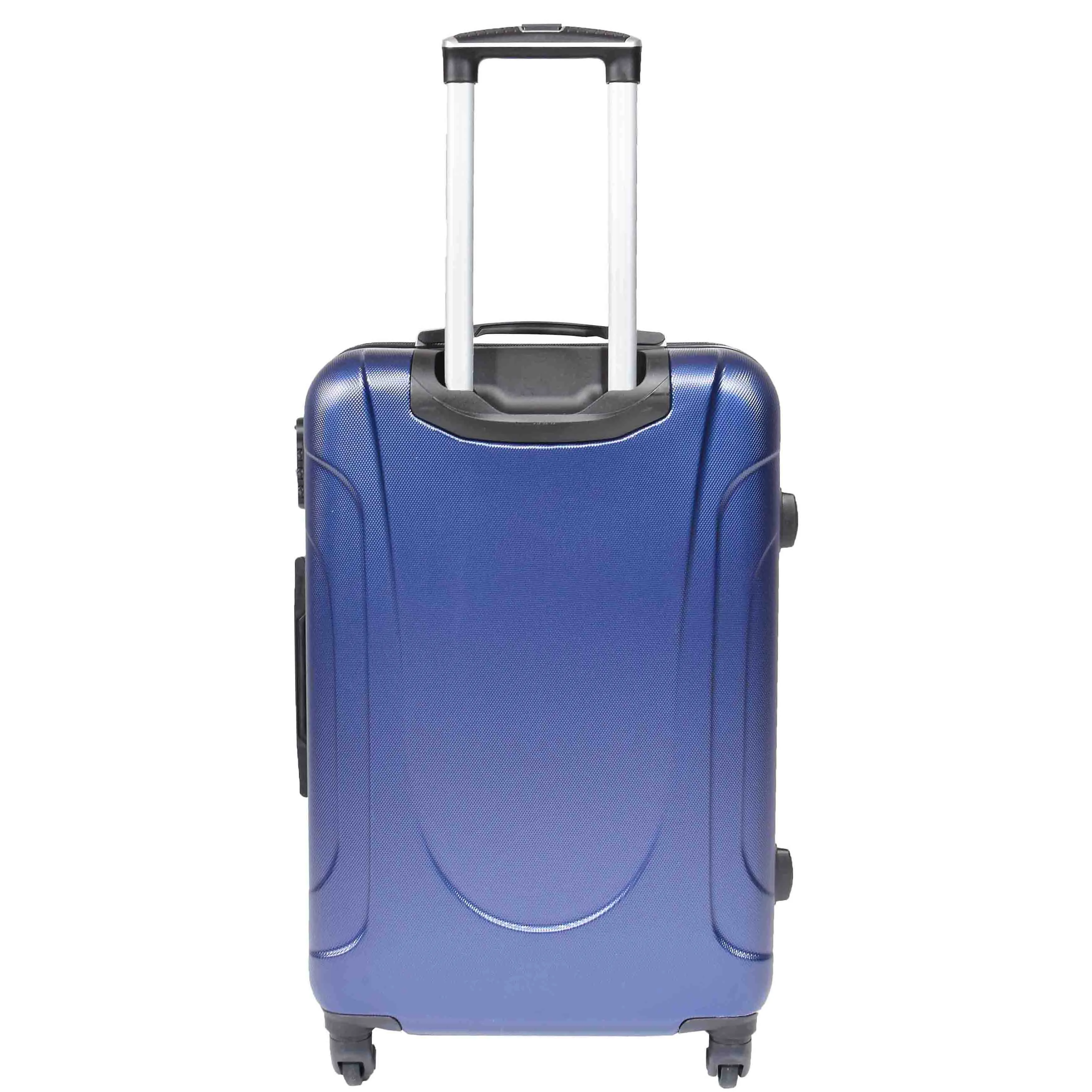Hard Shell Four Wheel Luggage Digit Lock Sega Navy