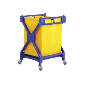 Laundry Cart - Globe Plastic X- Frame Cart, 5195 / 5196