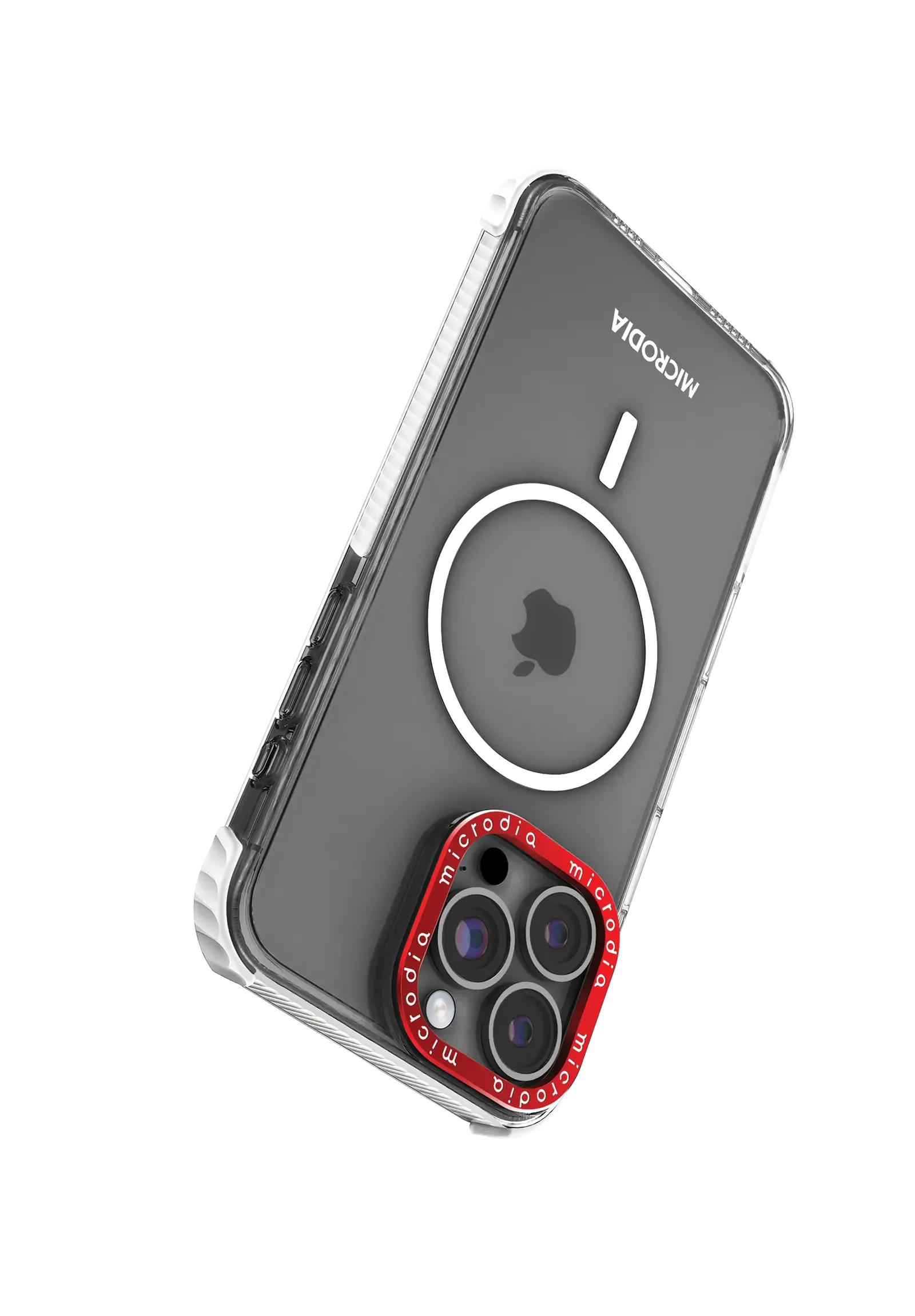 MICRODIA CRYSTAL GEAR™ High Transparency Protective iPhone Case - White