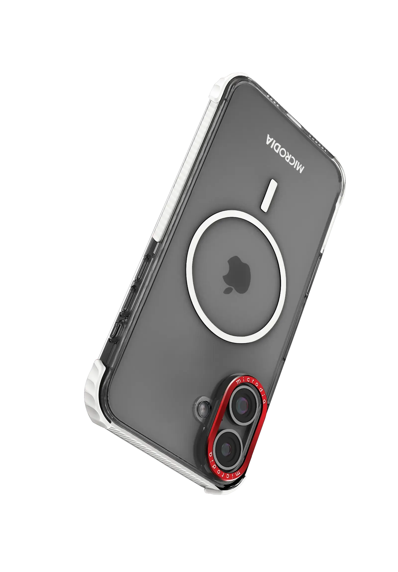 MICRODIA CRYSTAL GEAR™ High Transparency Protective iPhone Case - White