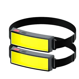 New COB Soft Lighting Headlights USB Rechargeable Fishing Lights Outdoor Camping Head-mounted Strong Headlights