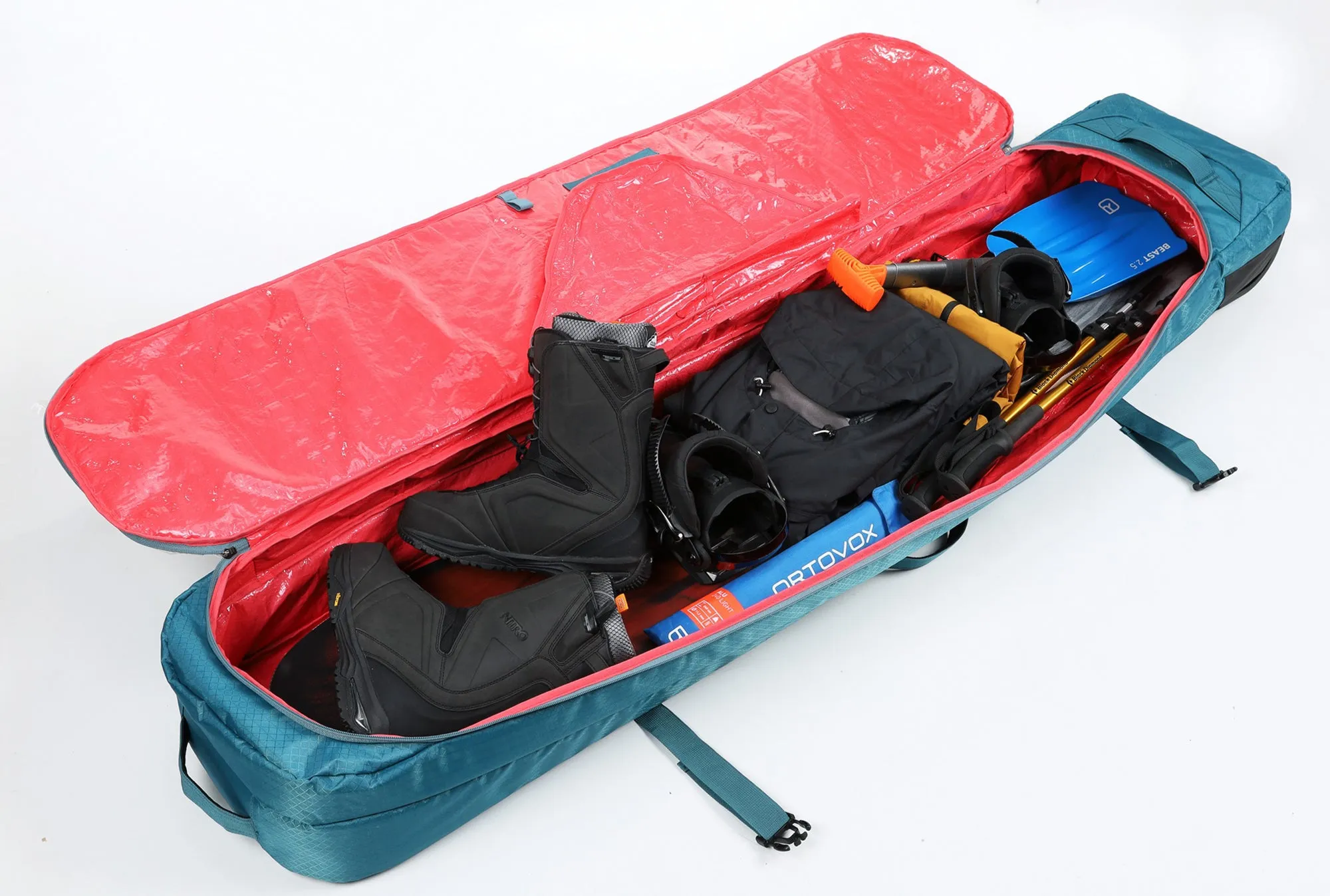 Nitro Tracker Wheelie Snowboard Bag 2023 165cm Arctic