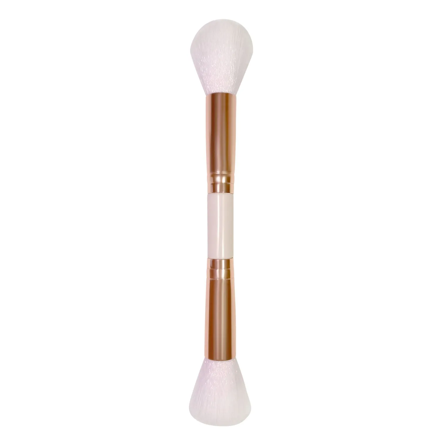 NY Bae Pro Dual Brush- Foundation & Blush | Multipurpose | Smooth Blending | Even Application | Fine & Soft Bristles