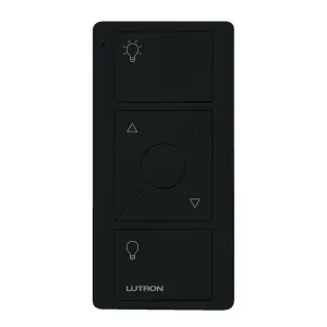 Pico Wireless Control 3-Button Smart Remote with Raise/Lower, Black