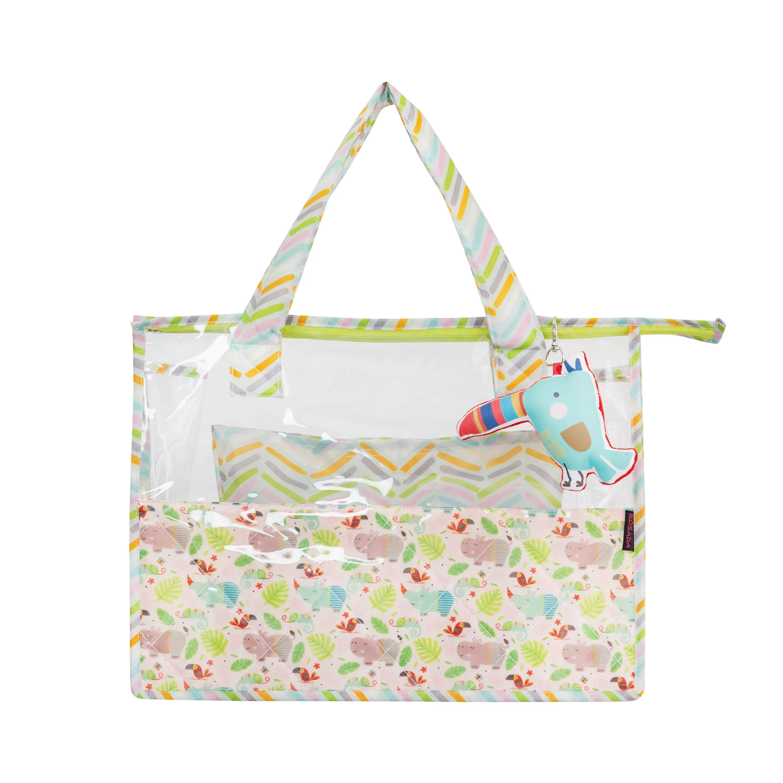 Pink Hippo Swimming Bag
