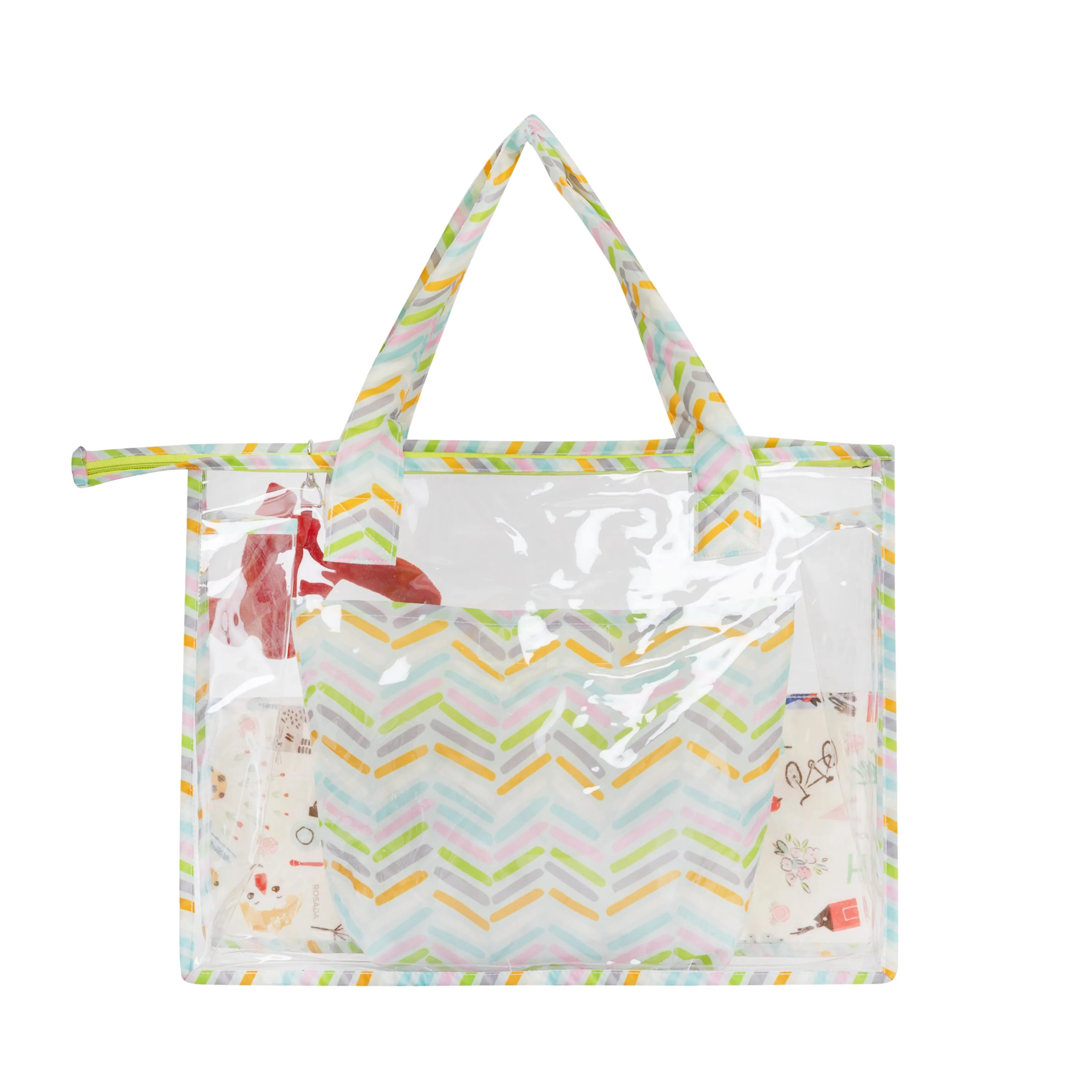 Pink Hippo Swimming Bag