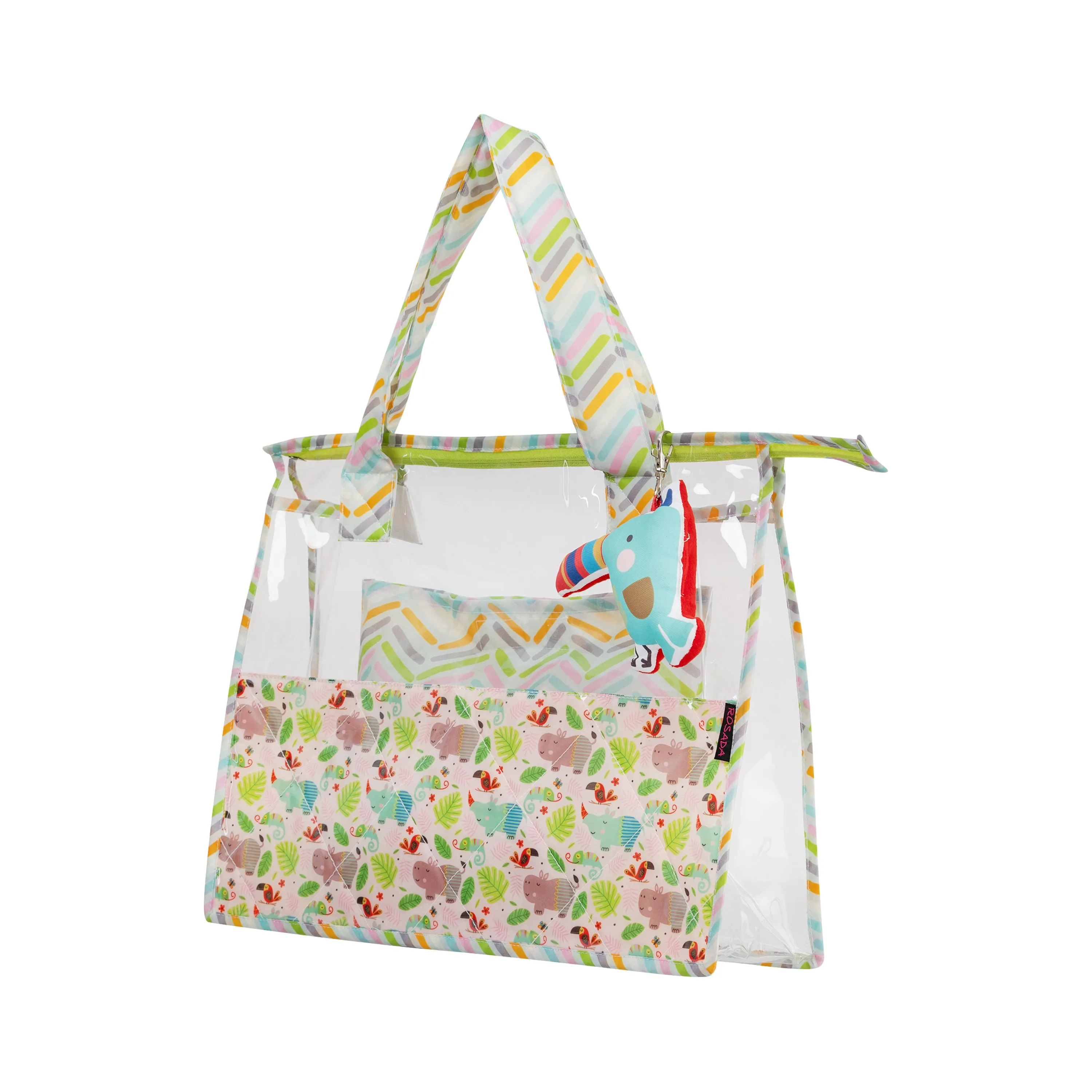 Pink Hippo Swimming Bag