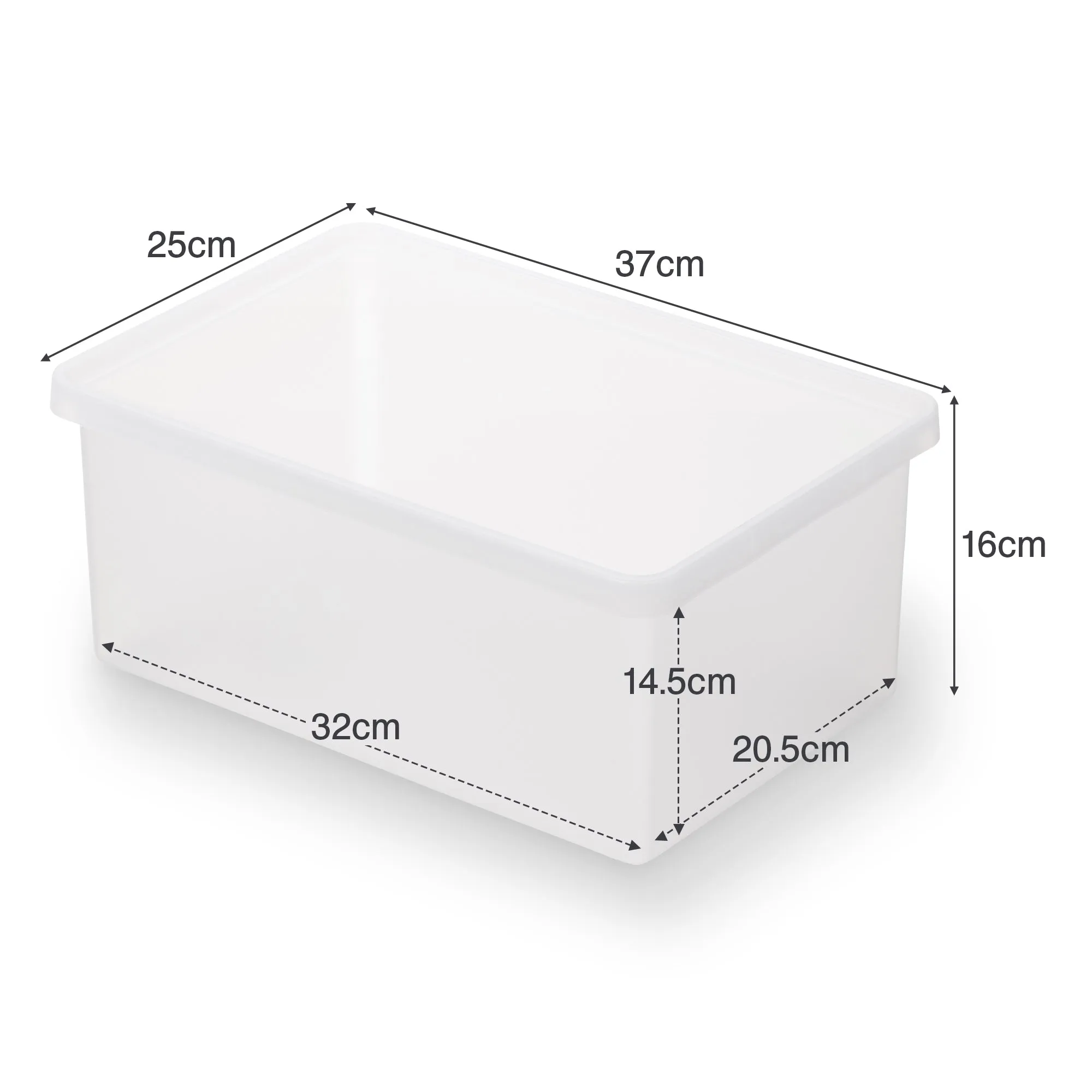 Polypropylene Storage Box Medium