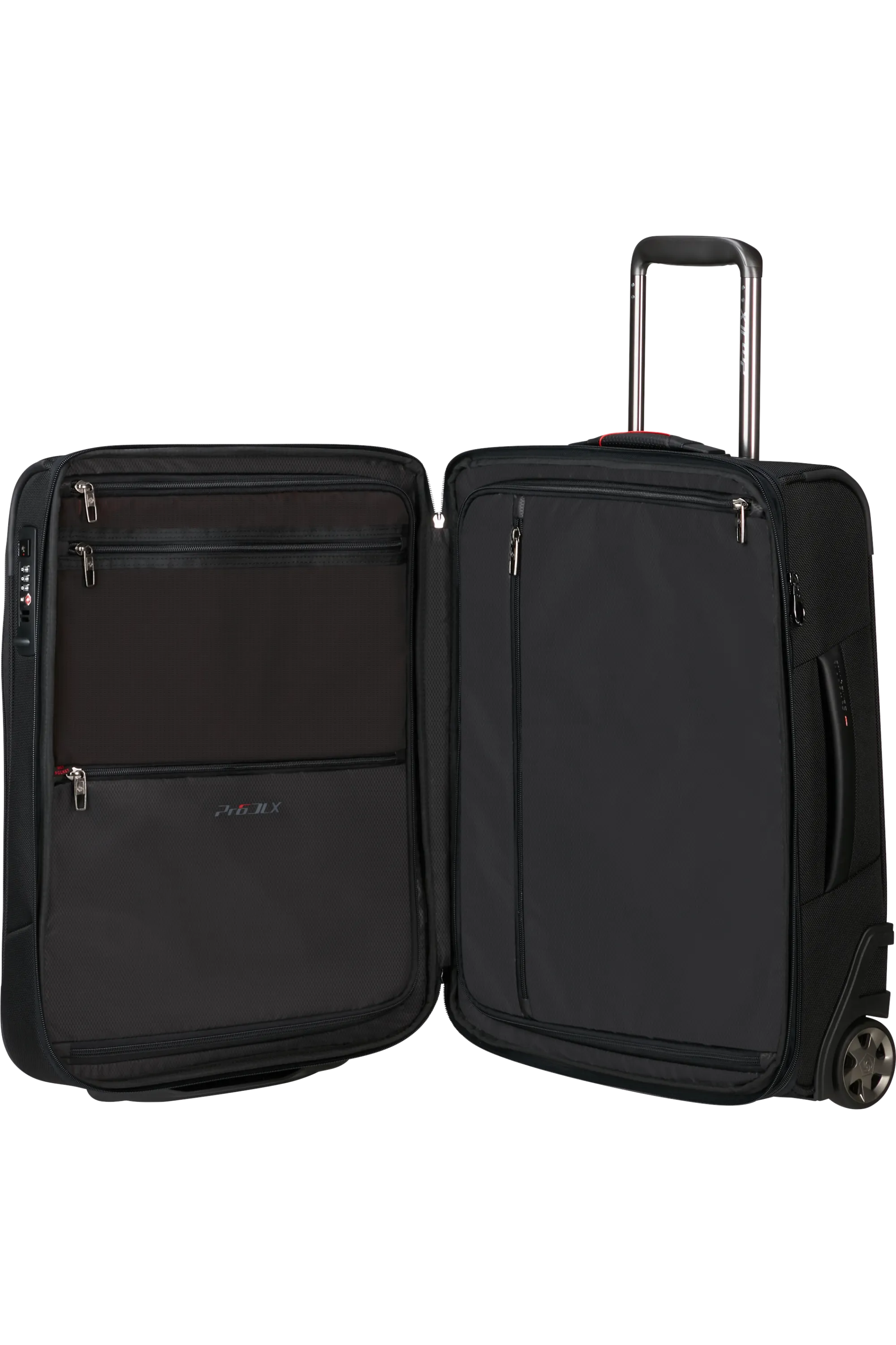 PRO-DLX 6 Upright Expandable (2 wheels) 55cm - Black