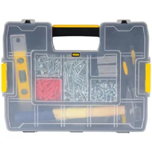 Stanley STST14022 Sort-Master Junior Small Parts Storage Organizers - Quantity of 4