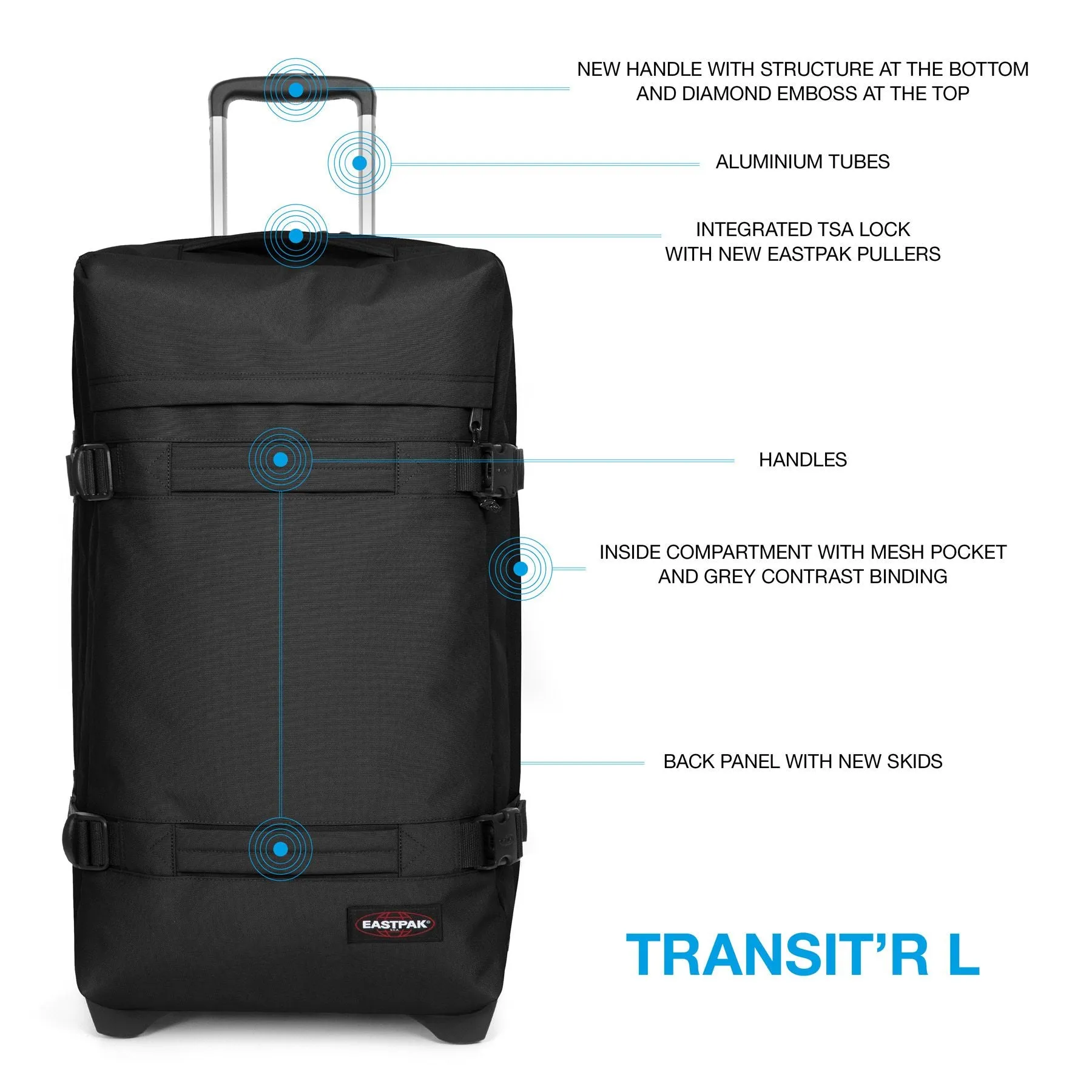 TRANSIT'R Large Trolley - Black (Black)