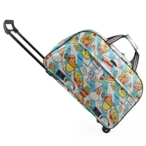Travel Duffle Trolley Rolling Suitcase Carry On Luggage Bag