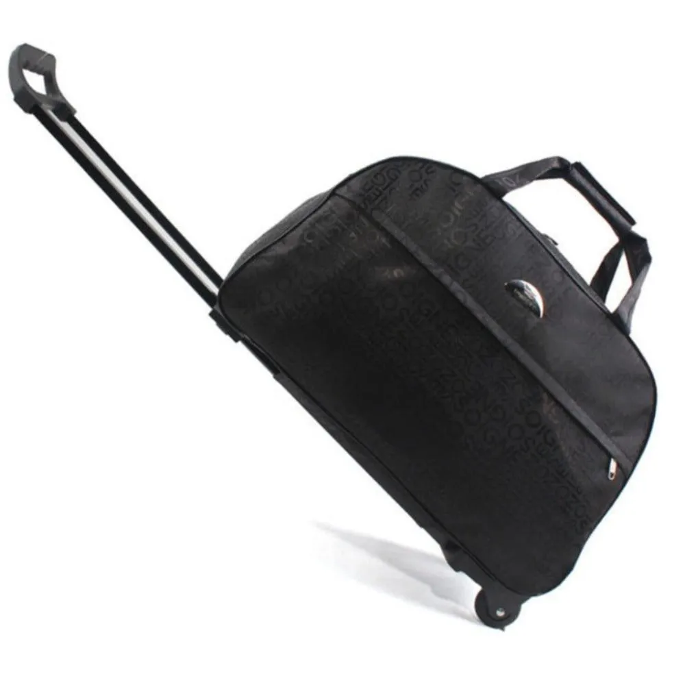 Travel Duffle Trolley Rolling Suitcase Carry On Luggage Bag