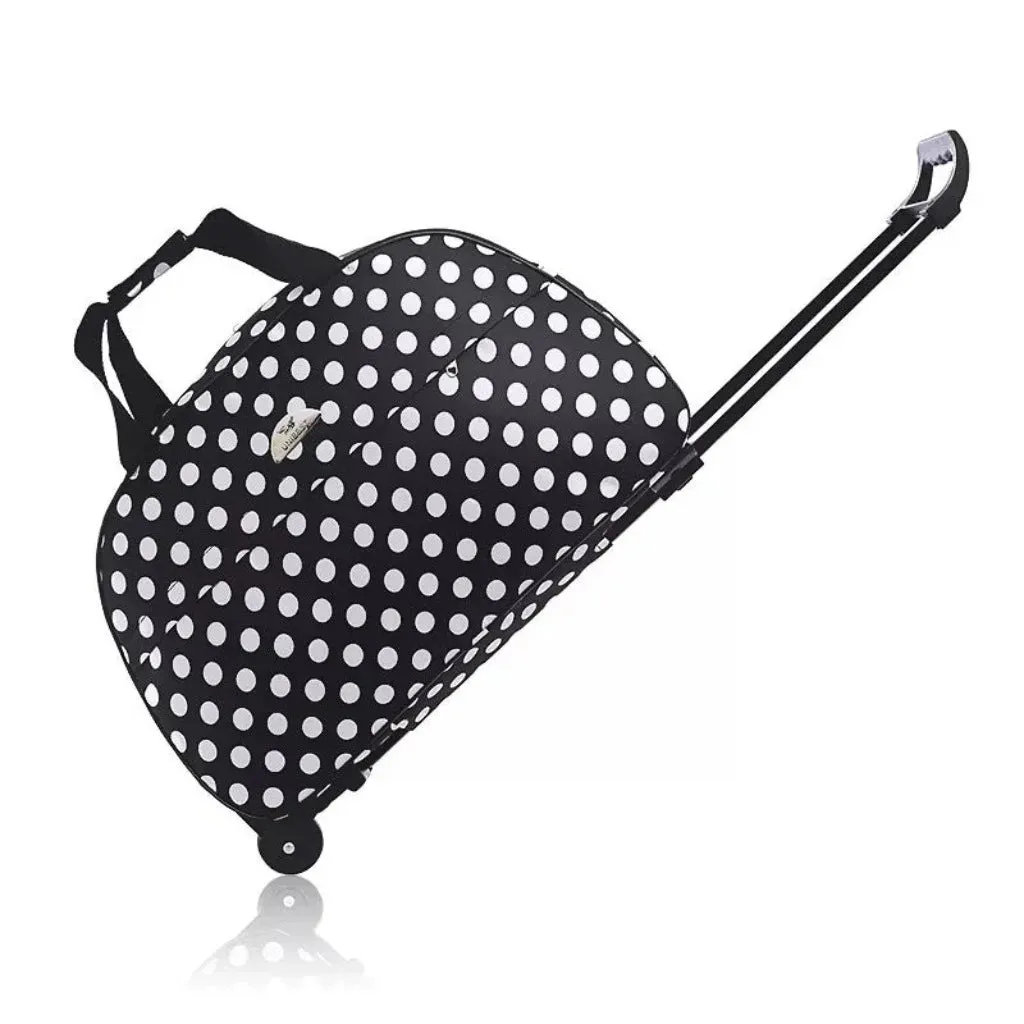Travel Duffle Trolley Rolling Suitcase Carry On Luggage Bag