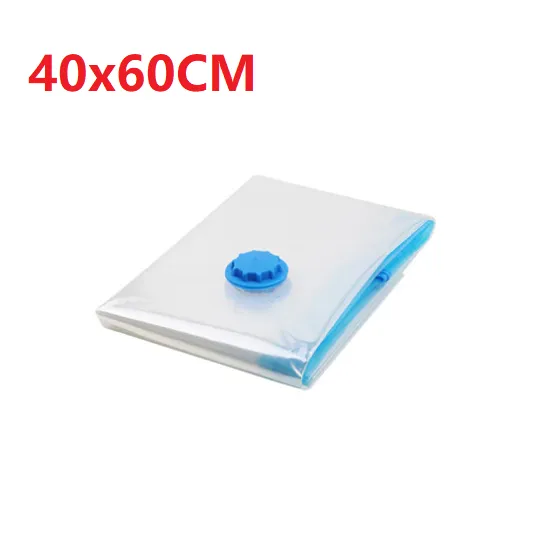 Travel Vacuum Storage Bag Space Saving Saver Sealer Compression Sealing Bags Double Zipper Seal Clothes Pillow Organizer